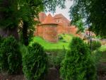 Frombork podany na zielono