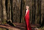 Lady in red