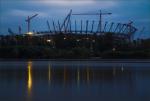 Stadion Narodowy w budowie.