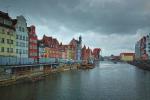 Gdańsk w deszczu